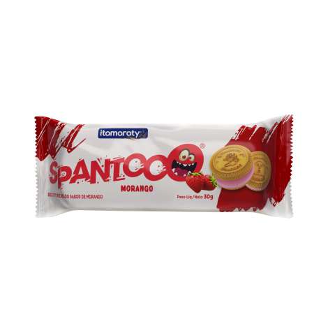 Biscoito Itamaraty Recheado Mini Spantoo Morango